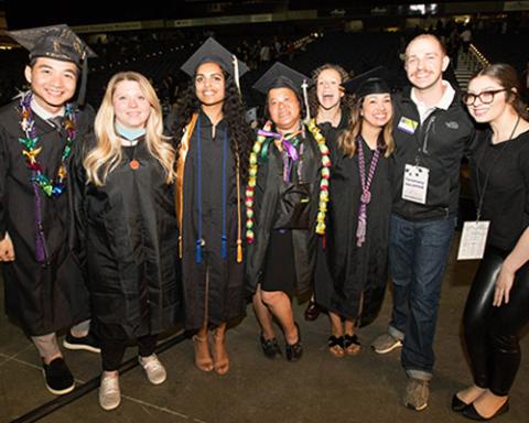 group of graduates