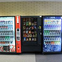 Vending machines on campus