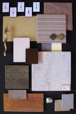 Collage of textiles