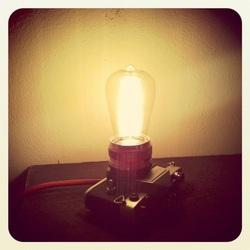 a lightbulb