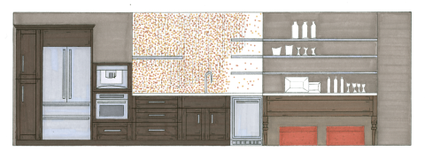 mockup of a kitchen