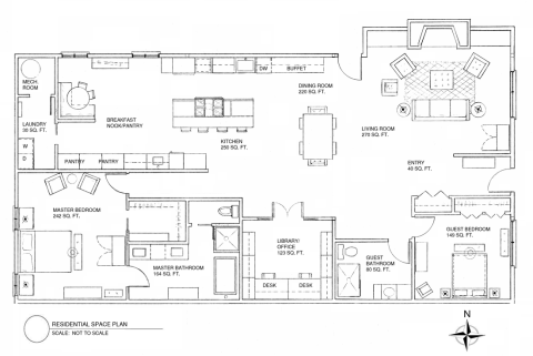 a map of a house